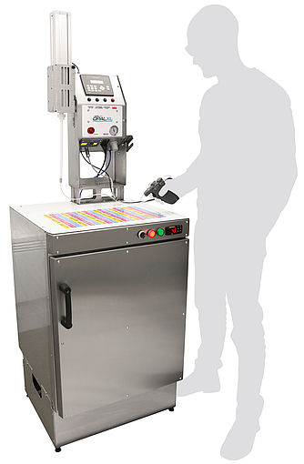 View 2: Opal XL- resinatrice semi automatica con forno