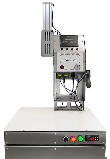 View 3: Opal XL- resinatrice semi automatica con forno