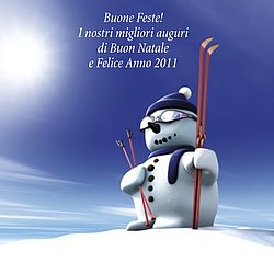  Auguriamo un Buon Natale, un felice anno 2011<br>