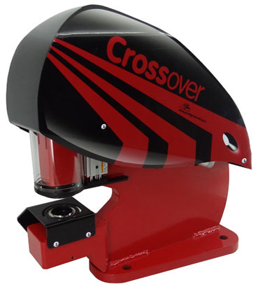 Occhiellatrice pneumatica con attivazione a pedale per occhielli in plastica Occhiellatrice pneumatica con attivazione a pedale per occhielli in plastica