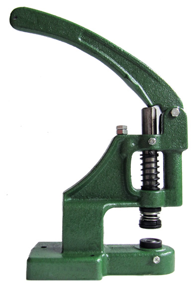 Pressa Manuale Per Occhielli E Bottoni - Kit Con 3 Stampi E 1500 Occhielli - Foto 4